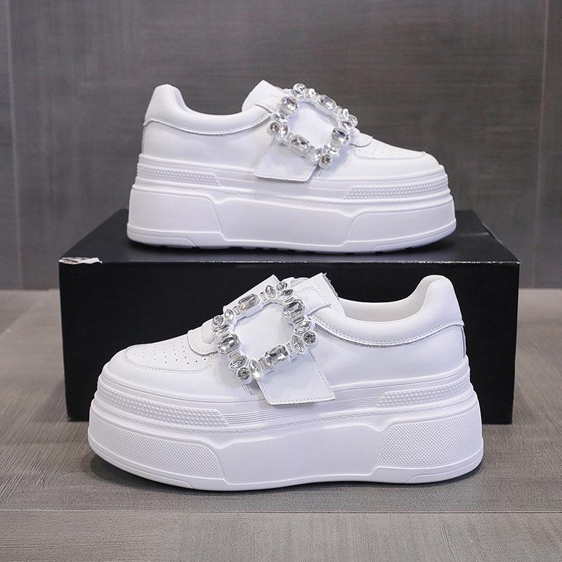 Microfiber drill buckle wear-resistant rhinestone thick-soled leisure sports board spring women s shoes 40 белый
Microfiber drill buckle wear-resistant rhinestone thick-soled leisure sports board spring women s shoes 40 белый