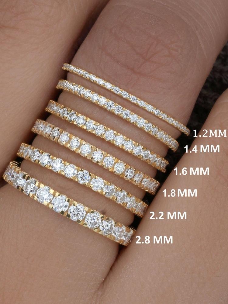 925 Silver Fashionable 1.4MM 1.6MM 1.8MM Full Zircon Ring For Women Engagement Wedding Luxury High Quality Fine Jewelry 9&1.4mm (1 pc) золотистий
925 Silver Fashionable 1.4MM 1.6MM 1.8MM Full Zircon Ring For Women Engagement Wedding Luxury High Quality Fine Jewelry 9&1.4mm (1 pc) золотистий