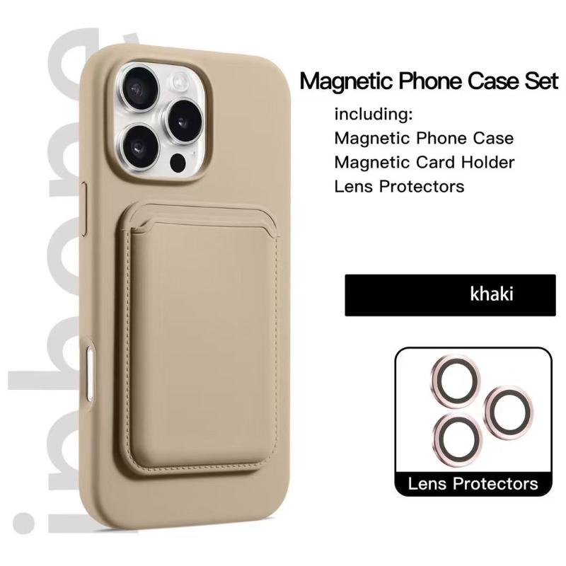 For Magsafe Magnetic Wallet Card Slot Luxury Solid Color Soft Silicone Phone Case For iPhone 16 Pro Max E 14 11 12 13 15 Pro Max iPhone 16 Pro Max
For Magsafe Magnetic Wallet Card Slot Luxury Solid Color Soft Silicone Phone Case For iPhone 16 Pro Max E 14 11 12 13 15 Pro Max iPhone 16 Pro Max