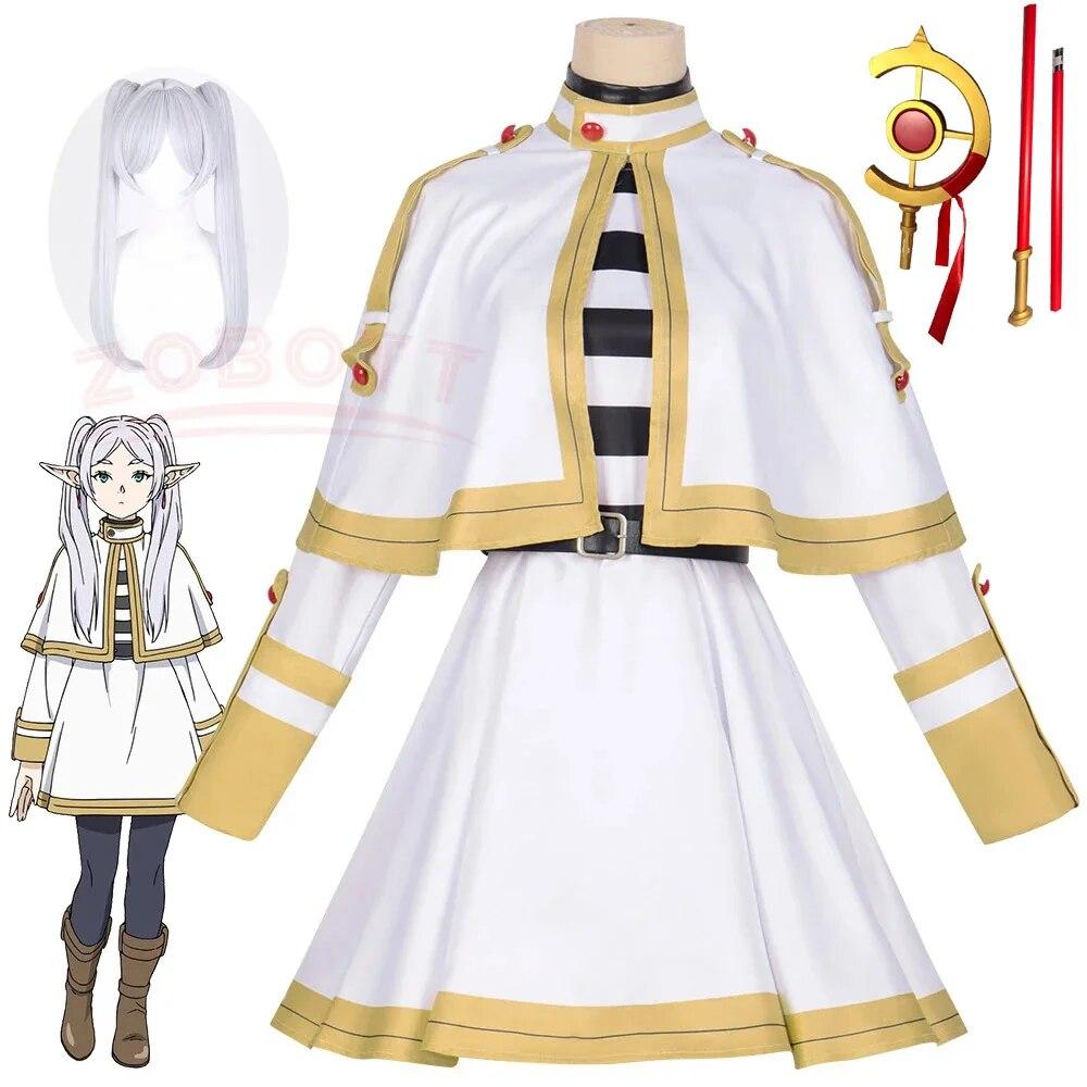160cm Sousou No Frieren Реквізит для косплею Frieren Fantasia Костюм Пальто Сорочки Одяг Фентезі Жінки Дорослі Карнавальний вечірній одяг S-(Costume+Wig)
160cm Sousou No Frieren Реквізит для косплею Frieren Fantasia Костюм Пальто Сорочки Одяг Фентезі Жінки Дорослі Карнавальний вечірній одяг S-(Costume+Wig)