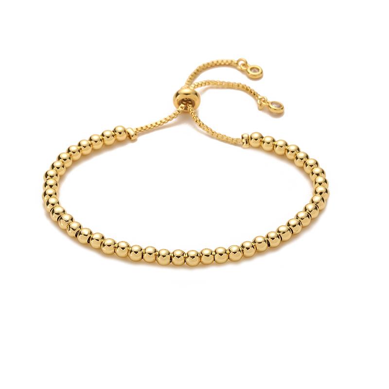 2Pcs/lot,18K Gold Plated Brass Material Bracelet Gold Copper 4/6/8/10mm Stacked Bead Bracelet Men s and Women s Zircon Other&25.5cm
2Pcs/lot,18K Gold Plated Brass Material Bracelet Gold Copper 4/6/8/10mm Stacked Bead Bracelet Men s and Women s Zircon Other&25.5cm