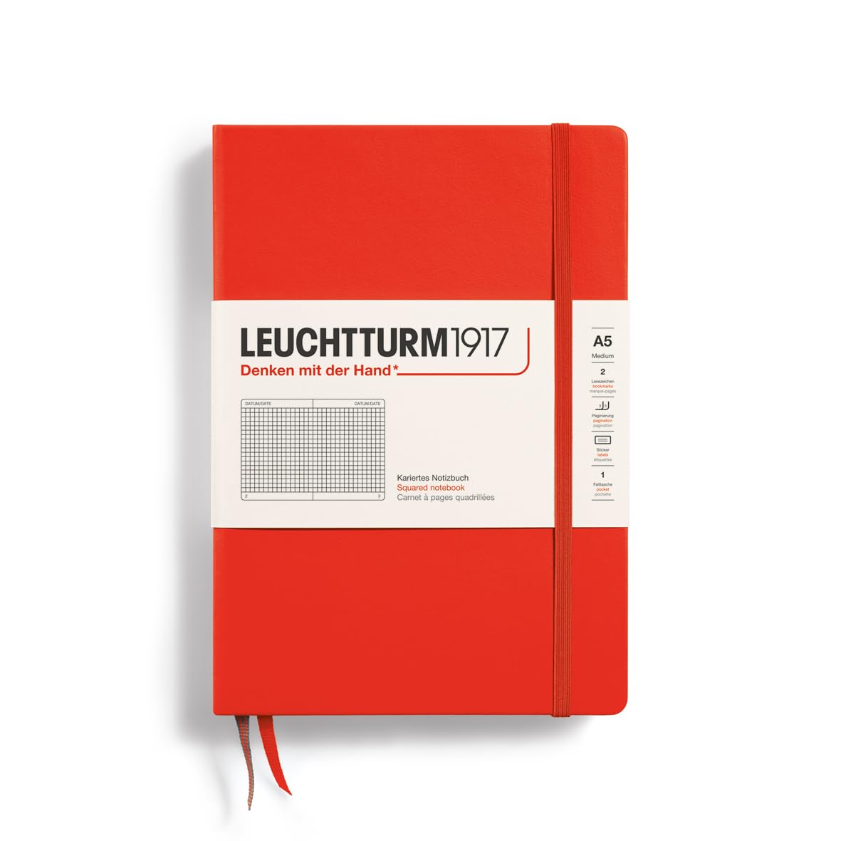 Leuchtturm Блокнот A5 Квадратный Лобстер 369786 Обычный Импортный Продукт 
Leuchtturm Блокнот A5 Квадратный Лобстер 369786 Обычный Импортный Продукт