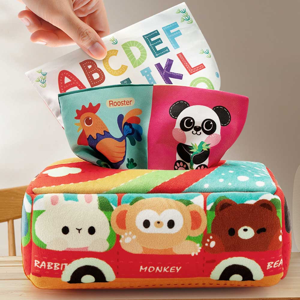 Baby Montessori Cloth Tissue Box Toy, Educational Learning Activity Sensory Toy For Toddlers Finger Exercising Birthday Gift
Baby Montessori Cloth Tissue Box Toy, Educational Learning Activity Sensory Toy For Toddlers Finger Exercising Birthday Gift