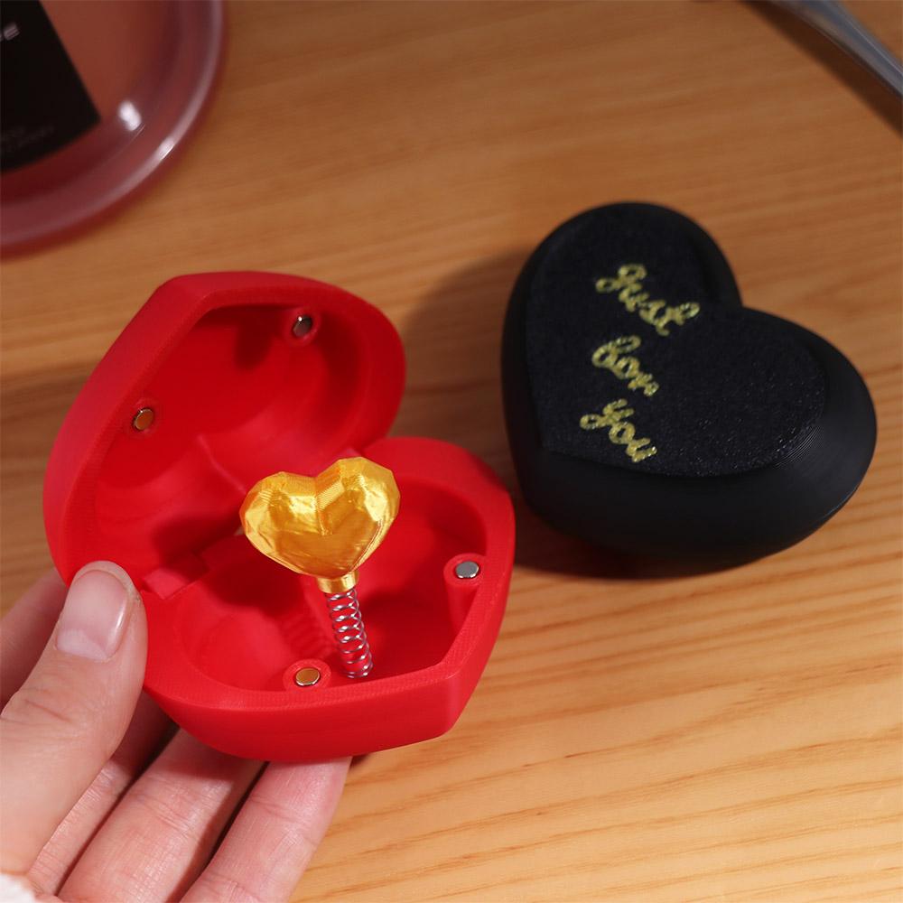Interesting Pop Up Box 3D Printed Valentine s Day Gift Portable Valentine s Day Box Wedding Party чорний
Interesting Pop Up Box 3D Printed Valentine s Day Gift Portable Valentine s Day Box Wedding Party чорний