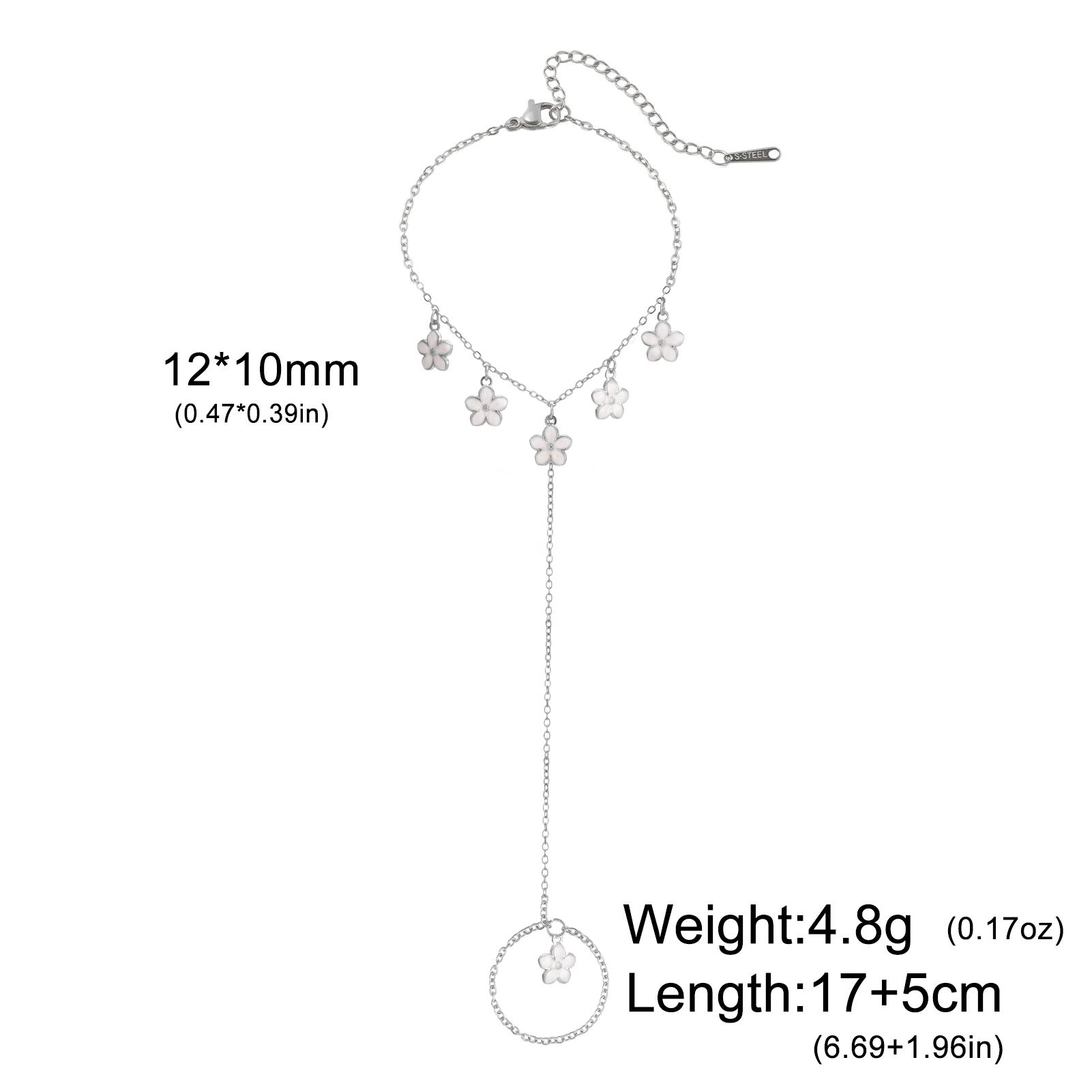 Teamer Enamel Flower Charms Finger Bracelet Stainless Steel Minimalist Jewelry For Woman Wedding Birthday Fashion Gift 2026 New 17-22 cm
Teamer Enamel Flower Charms Finger Bracelet Stainless Steel Minimalist Jewelry For Woman Wedding Birthday Fashion Gift 2026 New 17-22 cm