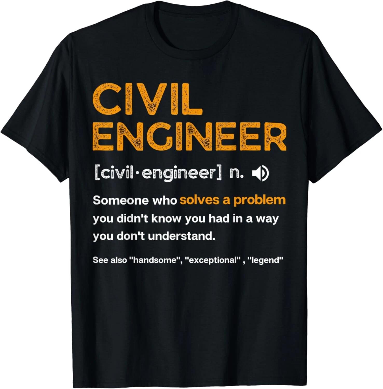 Civil Engineer Funny Definition Engineering Gift Unisex T-Shirt 2XL
Civil Engineer Funny Definition Engineering Gift Unisex T-Shirt 2XL