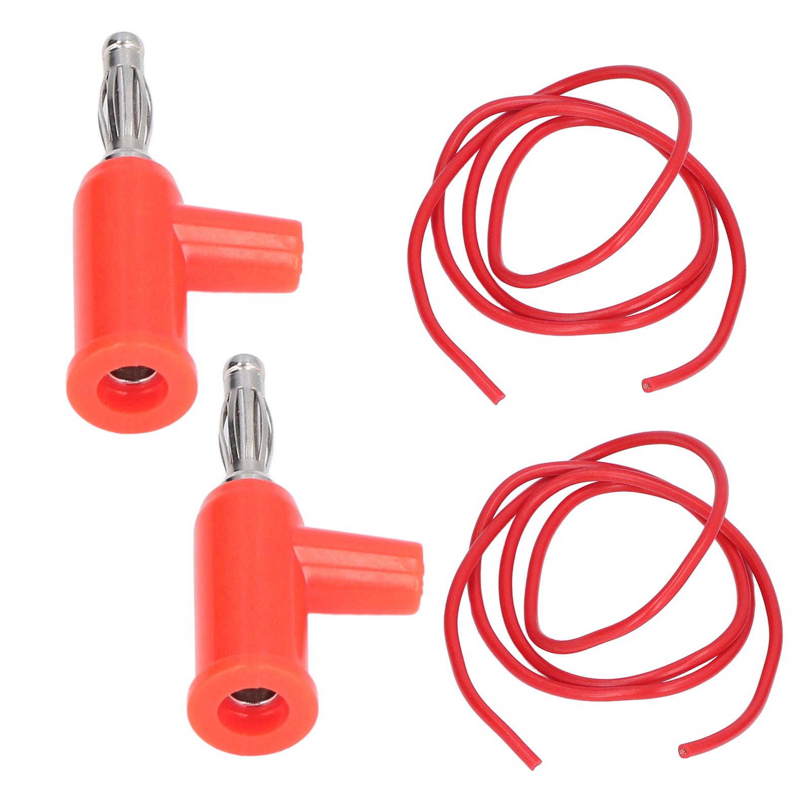 10 Set Banana Plug Test Kit 4mm Banana Plug 1mm² Test s Set for Electrical Testing Red
10 Set Banana Plug Test Kit 4mm Banana Plug 1mm² Test s Set for Electrical Testing Red