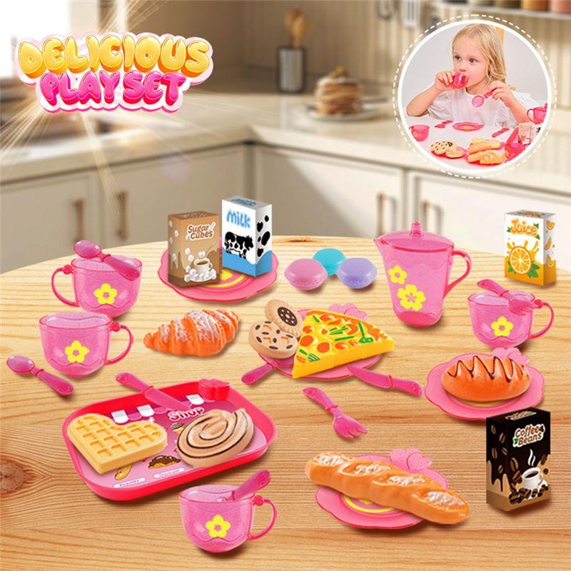 A71Z 33Pc Play House Kitchen Set Children Tea Party Play Set For Kids, Role Playing With Dessert And Tableware рожевий
A71Z 33Pc Play House Kitchen Set Children Tea Party Play Set For Kids, Role Playing With Dessert And Tableware рожевий