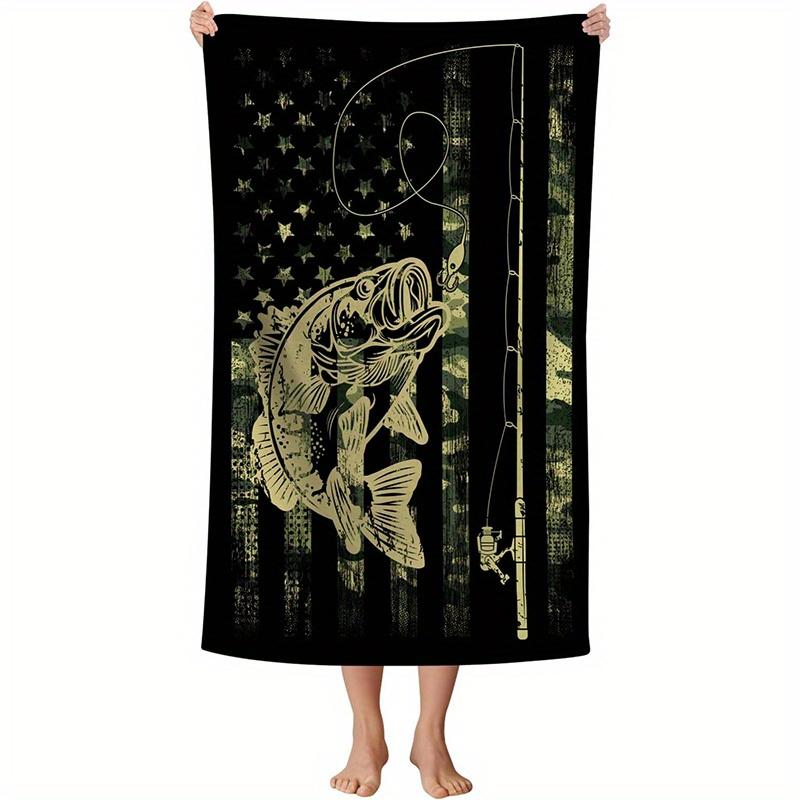Beach Towel Fishing American Style Patterned Sunscreen And Windproof Suitable For Swimming Pool Camping Travel Blanket W30*H60(CM)
Beach Towel Fishing American Style Patterned Sunscreen And Windproof Suitable For Swimming Pool Camping Travel Blanket W30*H60(CM)