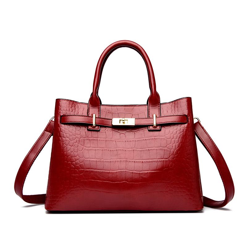 Luxury Crocod Pattern Large Capacity Tote Bag Leather Shoulder Crossbody bags Brand Women bags Female Messenger bag 30cm 13cm 22cm
Luxury Crocod Pattern Large Capacity Tote Bag Leather Shoulder Crossbody bags Brand Women bags Female Messenger bag 30cm 13cm 22cm