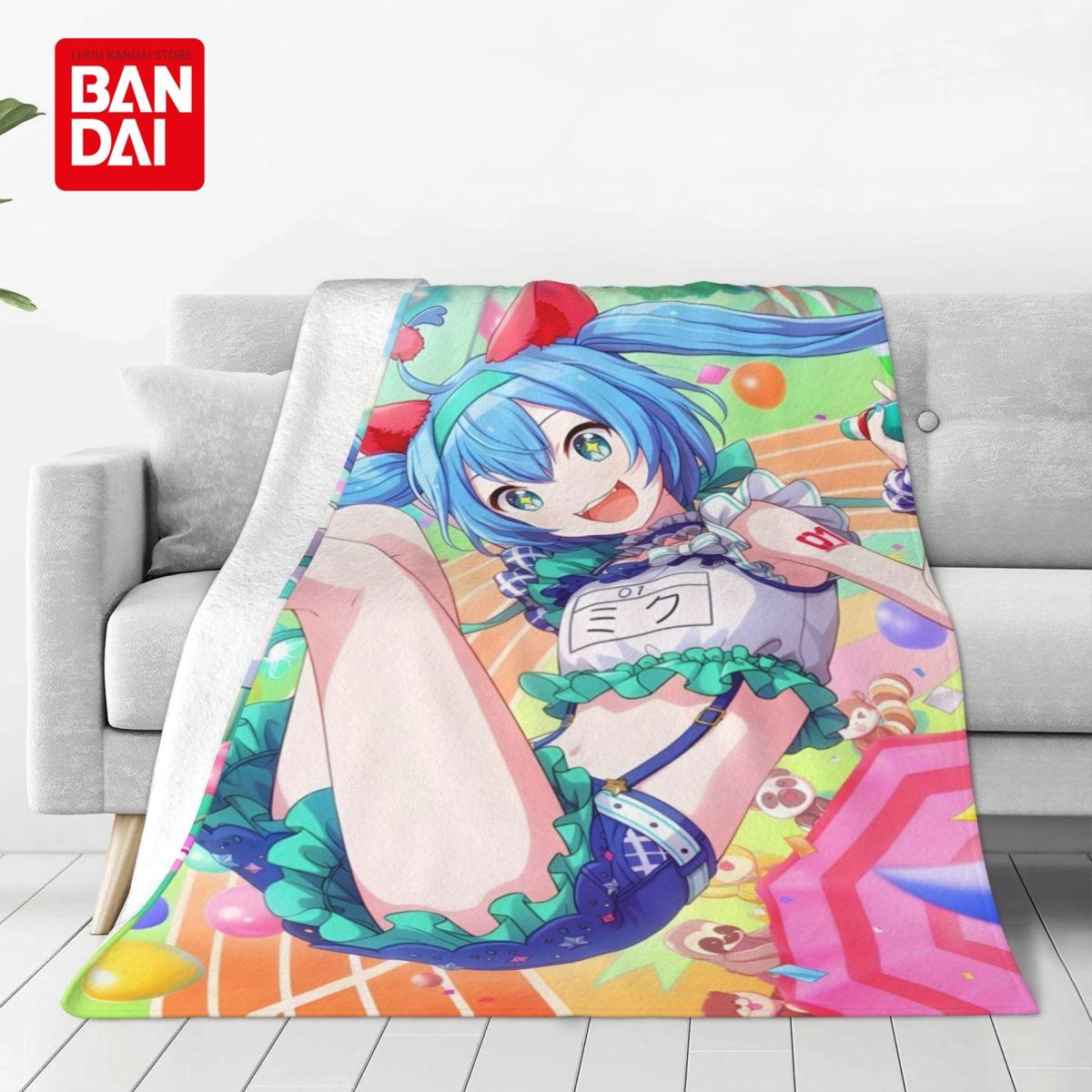 Bandai Hatsune Miku Weak Voice Throw Blankets on Bed Sofa Air Condition Sleeping Cover Bedding Throws Bedsheet For Kids 75x90cm
Bandai Hatsune Miku Weak Voice Throw Blankets on Bed Sofa Air Condition Sleeping Cover Bedding Throws Bedsheet For Kids 75x90cm