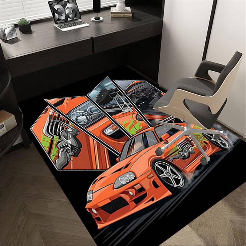 1PC car racing Extra Large Non-Slip Floor carpet, Office, family, bedroom, Studio Large Area Rug,Longlasting Material-J0380 60cm by 90cm
1PC car racing Extra Large Non-Slip Floor carpet, Office, family, bedroom, Studio Large Area Rug,Longlasting Material-J0380 60cm by 90cm