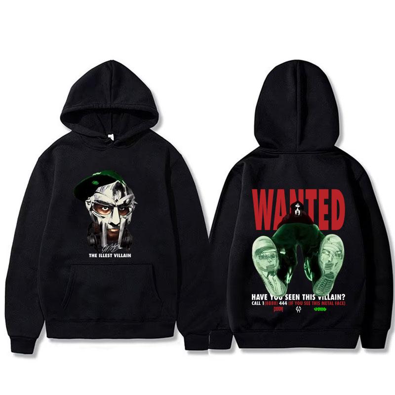 Rapper Mf Doom The Illest Villain Wanted Have You Seen This Villain Graphic Hoodie Men Women Hip Hop Fashion Oversized Hoodies 3XL
Rapper Mf Doom The Illest Villain Wanted Have You Seen This Villain Graphic Hoodie Men Women Hip Hop Fashion Oversized Hoodies 3XL