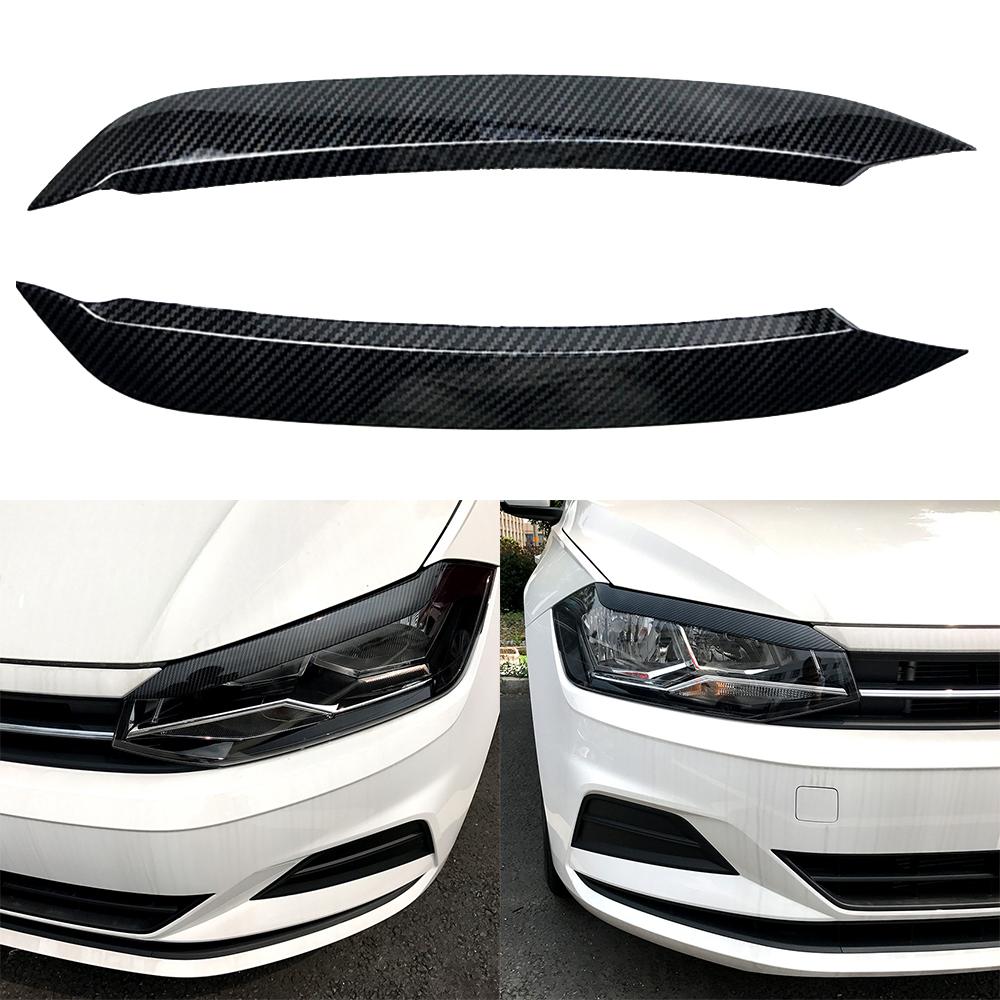 2pcs Car Headlight Eyebrow Sticker for VW Volkswagen Polo Mk6 2019-2023 Front Head Lamp Cover Protector Car Styling Accessories imitation carbon fiber
2pcs Car Headlight Eyebrow Sticker for VW Volkswagen Polo Mk6 2019-2023 Front Head Lamp Cover Protector Car Styling Accessories imitation carbon fiber