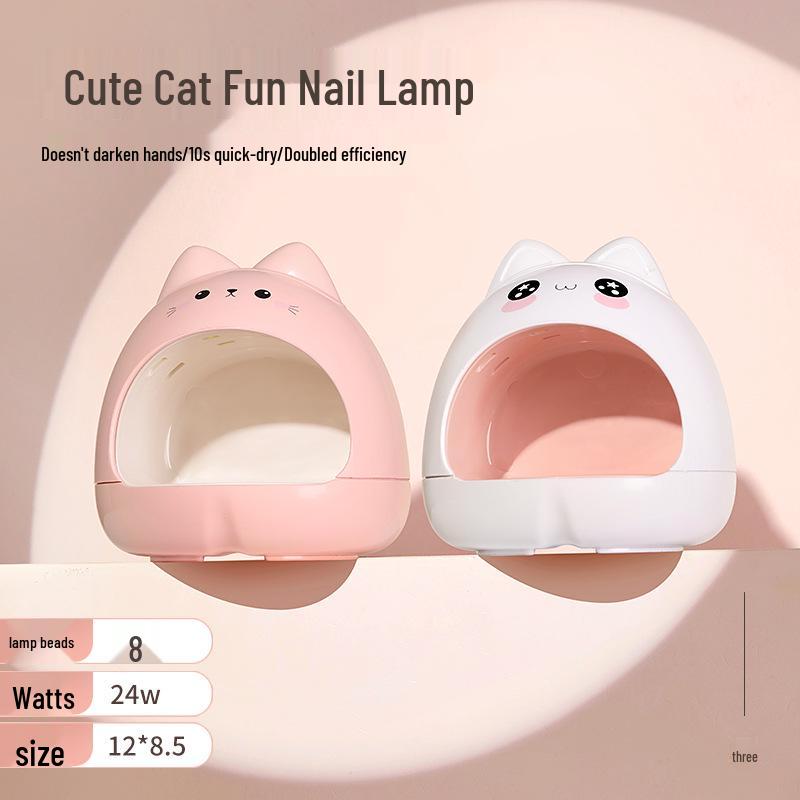 Mini Kitten LED Nail Lamp - Cute Cartoon Design, Quick-Dry Gel Polish, No Black Hands
Mini Kitten LED Nail Lamp - Cute Cartoon Design, Quick-Dry Gel Polish, No Black Hands