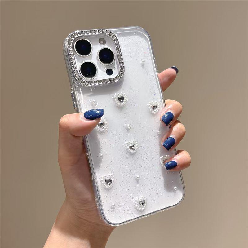 Pearl Rhinestone Lens Case for iPhone 17 Pro Max/16/15/14, Drop-Proof Design. iPhone 16 Plus
Pearl Rhinestone Lens Case for iPhone 17 Pro Max/16/15/14, Drop-Proof Design. iPhone 16 Plus