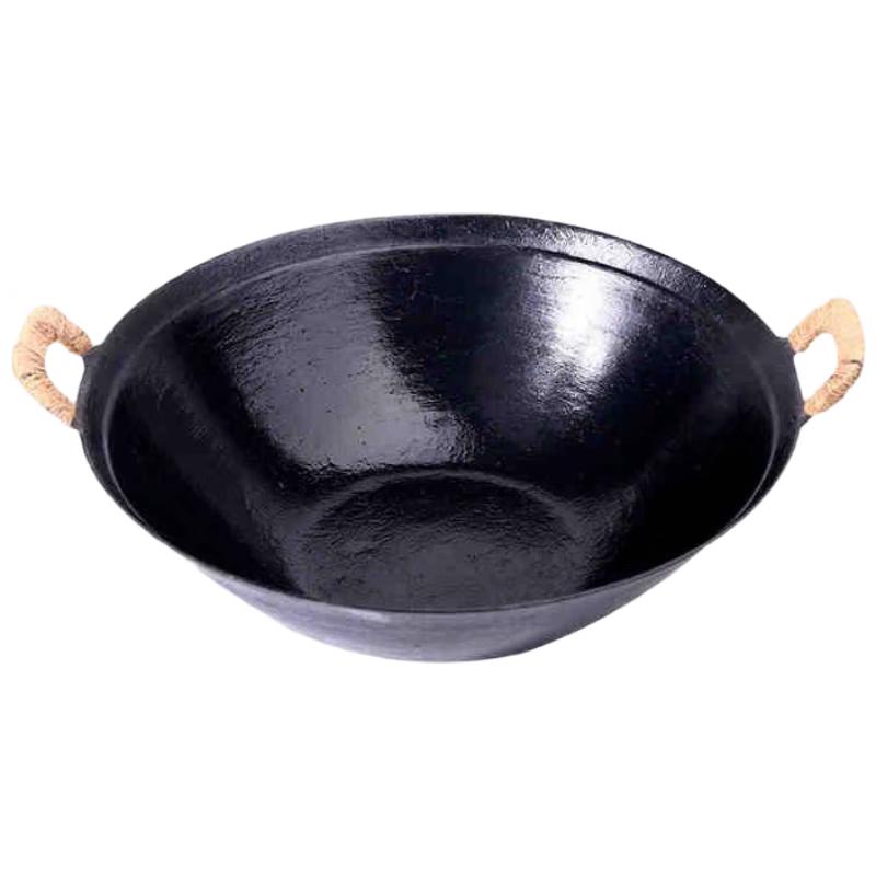 HDST Traditional Uncoated Cast Iron Stir-fry Wok
HDST Traditional Uncoated Cast Iron Stir-fry Wok
