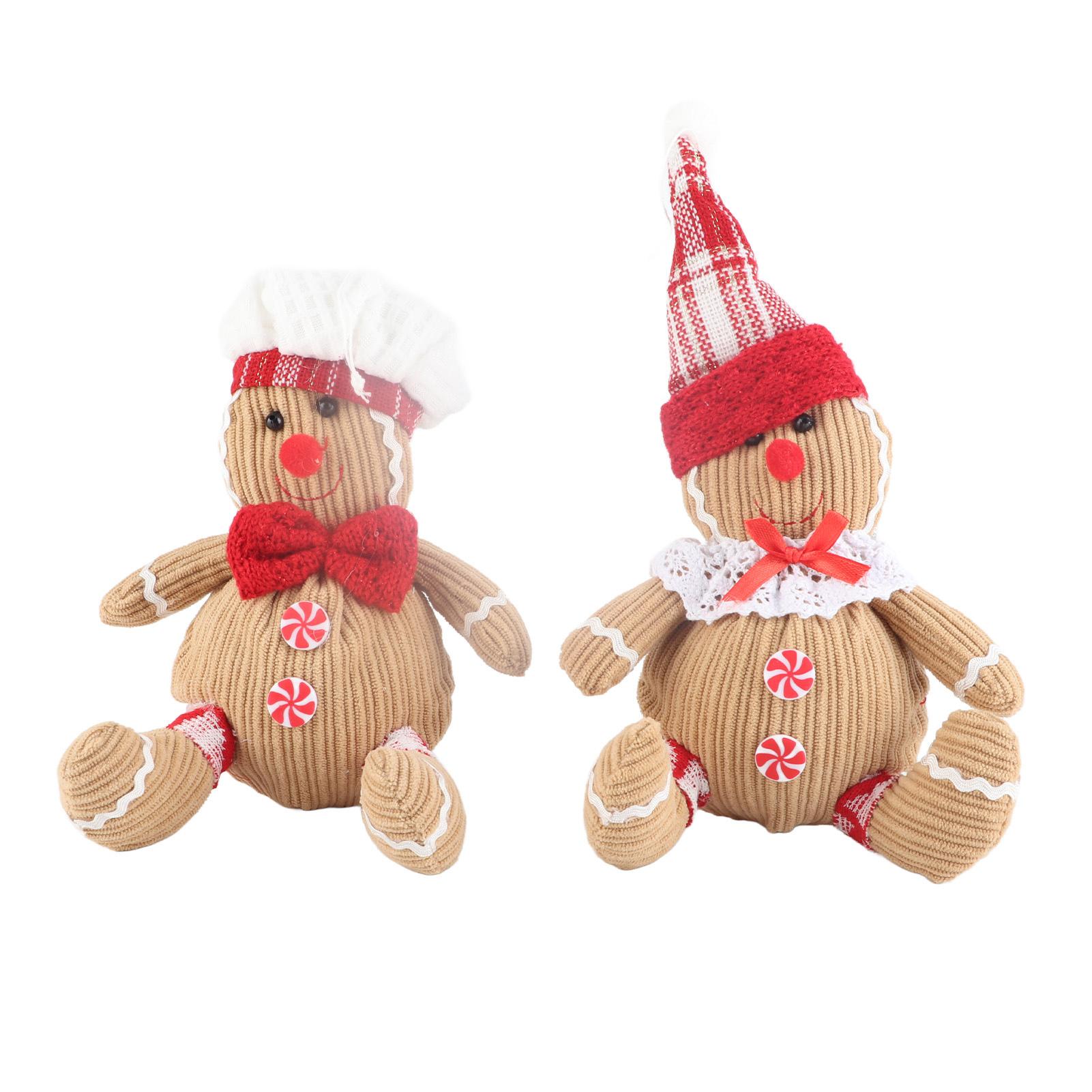 Gingerbread Plush Stuffed Toy Gingerbread Man Plush Toys Christmas Decor 2pcs коричневый
Gingerbread Plush Stuffed Toy Gingerbread Man Plush Toys Christmas Decor 2pcs коричневый