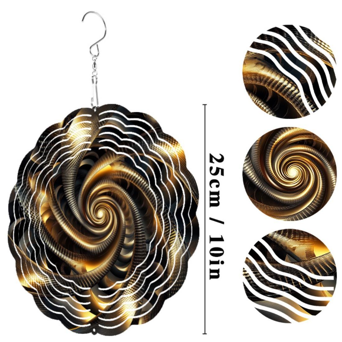 Спираль для металлического ветряка Galaxy - Вращающийся на 360° крюк, Двусторонний художественный дизайн, Яркий и замысловатый для декора сада и заднего двора
Спираль для металлического ветряка Galaxy - Вращающийся на 360° крюк, Двусторонний художественный дизайн, Яркий и замысловатый для декора сада и заднего двора