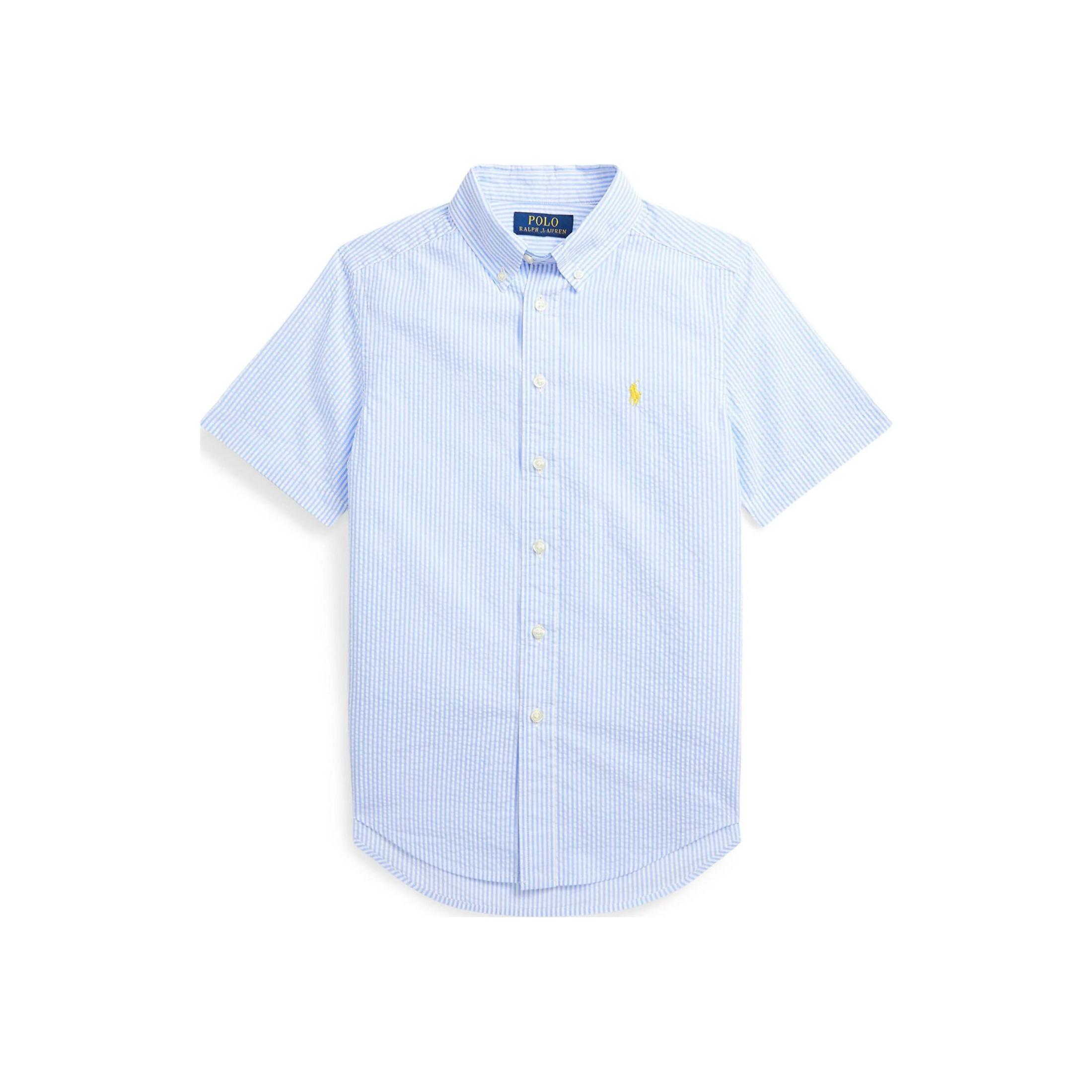 Polo Ralph Lauren Полосатая рубашка с коротким рукавом на пуговицах Детские рубашки Синий 323865274-005 M
Polo Ralph Lauren Полосатая рубашка с коротким рукавом на пуговицах Детские рубашки Синий 323865274-005 M