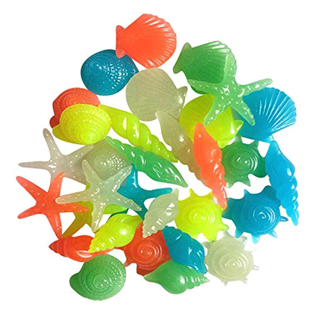 Набор из десяти штук светящихся красочных искусственных раковин для декора аквариума
Набор из десяти штук светящихся красочных искусственных раковин для декора аквариума