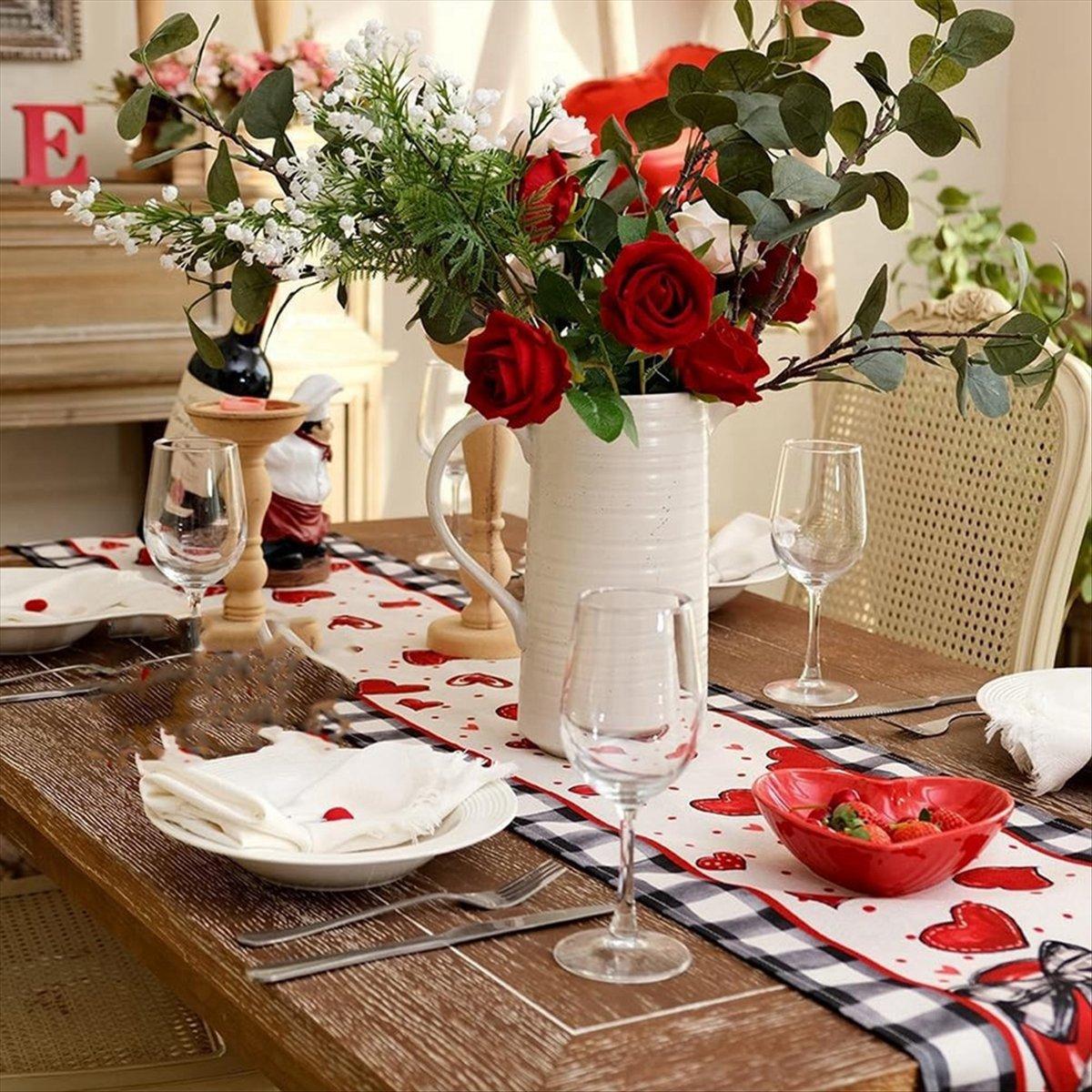 BHBL Valentine S Day Table Runner, Polka Dots Decorative Farmhouse Table Decoration for Kitchen Dinning 33 X 120cm B China Mainland
BHBL Valentine S Day Table Runner, Polka Dots Decorative Farmhouse Table Decoration for Kitchen Dinning 33 X 120cm B China Mainland