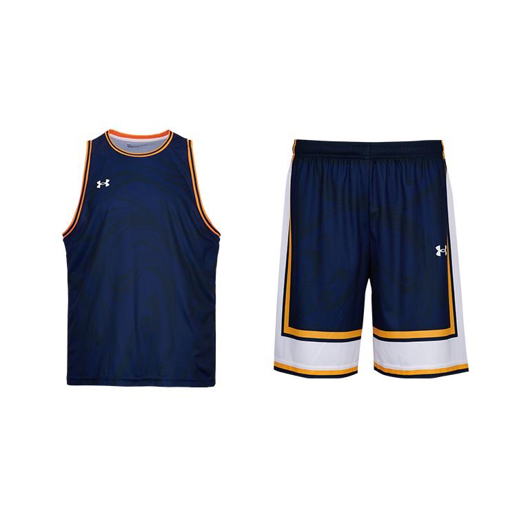 Under Armour Breathable Quick-Dry Comfortable Sleeveless Simple Shorts 2-Piece Basketball Set Men sets 25500128-409+25500228-409 L
Under Armour Breathable Quick-Dry Comfortable Sleeveless Simple Shorts 2-Piece Basketball Set Men sets 25500128-409+25500228-409 L