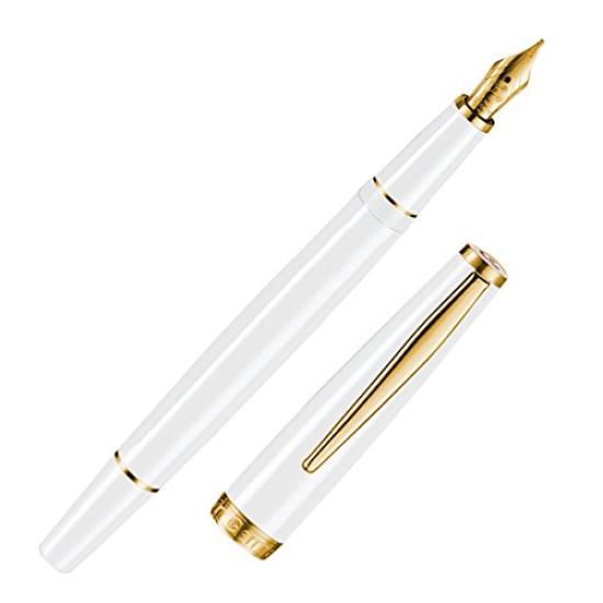 Перьевая ручка Cleo Scrivento Classic Gold White GT 14K F Fine Point 24150 Двойного назначения
Перьевая ручка Cleo Scrivento Classic Gold White GT 14K F Fine Point 24150 Двойного назначения