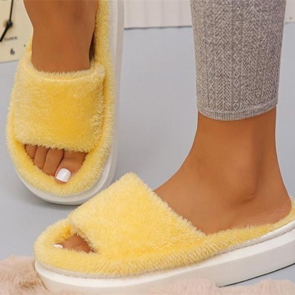 Мода Новые Весенне-Осенние Женские Домашние Противоскользящие Туфли на Плоской Подошве в Парном Стиле Женские Модные Простые Шлепанцы С Открытым Носком Женские 42-43