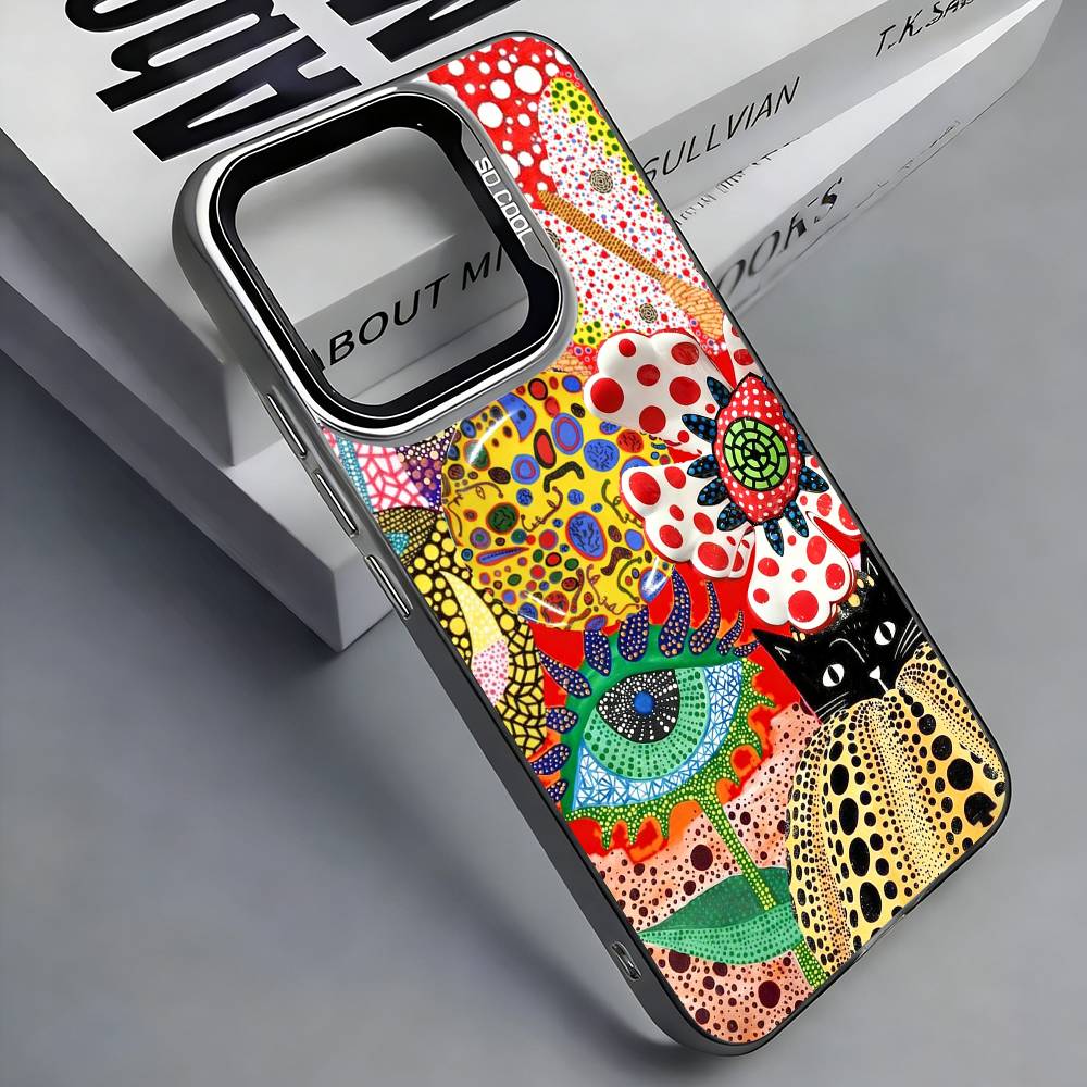 Funny Pumpkin Y-Yayoi K-Kusama Phone Case For iPhone 17, 16,15,14,13,12,11 Plus,Pro Max, Colorful Silver Funda Cover iPhone15pro
Funny Pumpkin Y-Yayoi K-Kusama Phone Case For iPhone 17, 16,15,14,13,12,11 Plus,Pro Max, Colorful Silver Funda Cover iPhone15pro