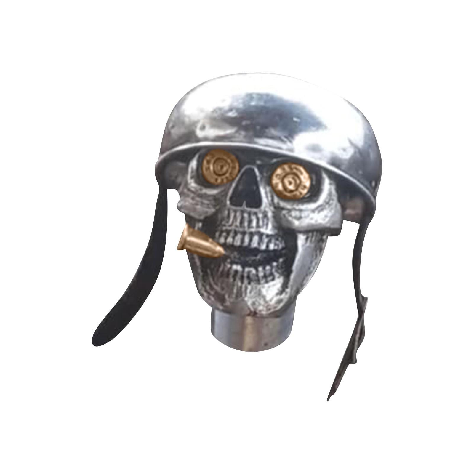 Рукоятка Skulls Soldier Grip - Ручка переключения передач ручной работы, Серебряная ручка переключения передач автомобиля с изображением черепов дьявола, скелет, подходит для большинства механических автоматических коробок передач
Рукоятка Skulls Soldier Grip - Ручка переключения передач ручной работы, Серебряная ручка переключения передач автомобиля с изображением черепов дьявола, скелет, подходит для большинства механических автоматических коробок передач