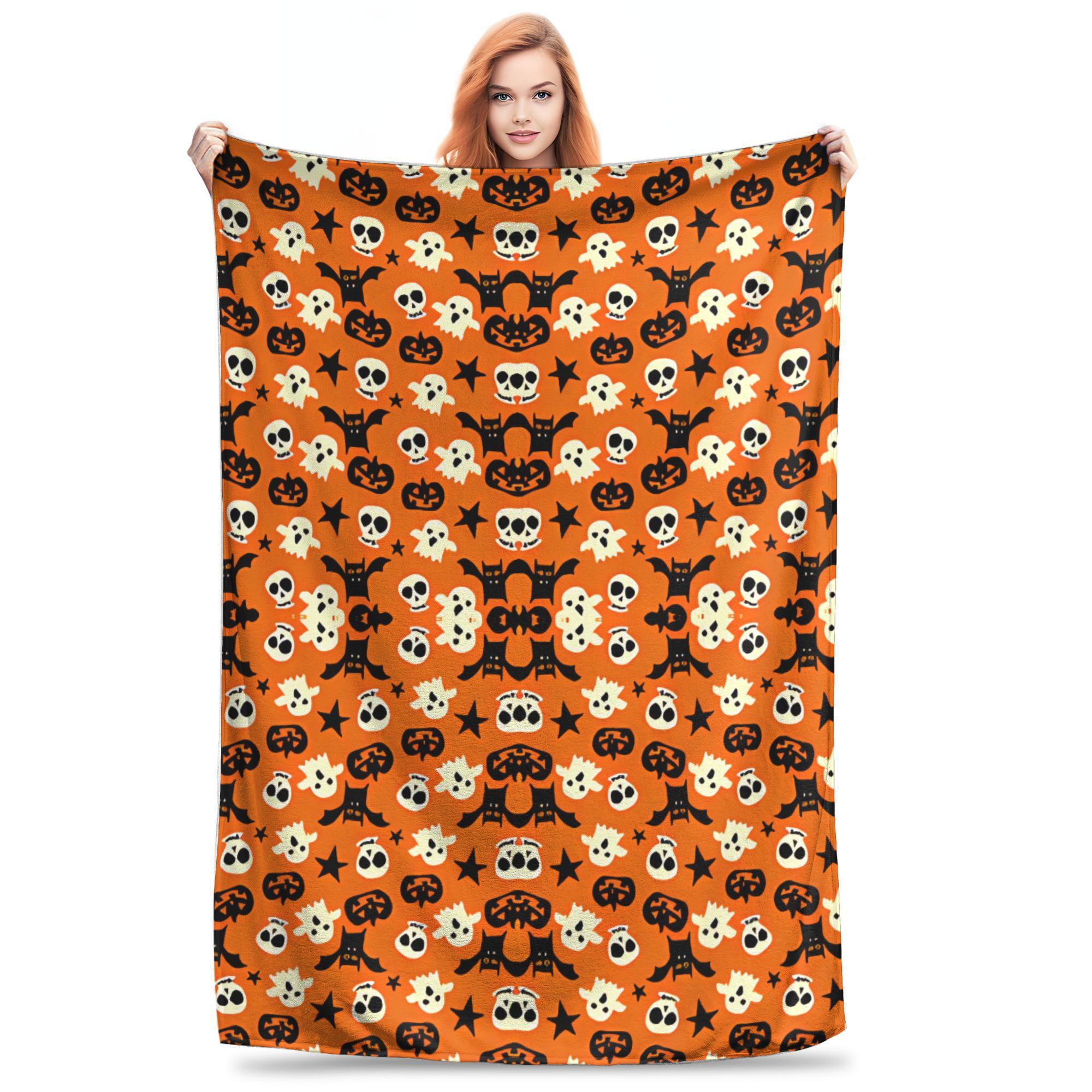 Warm Soft BlanketBoy Girl Travel Spooky Halloween Witches Pumpkins Throw Blanket Flannel Bedspread For Home Decor Sofa Bed 75x90cm
Warm Soft BlanketBoy Girl Travel Spooky Halloween Witches Pumpkins Throw Blanket Flannel Bedspread For Home Decor Sofa Bed 75x90cm