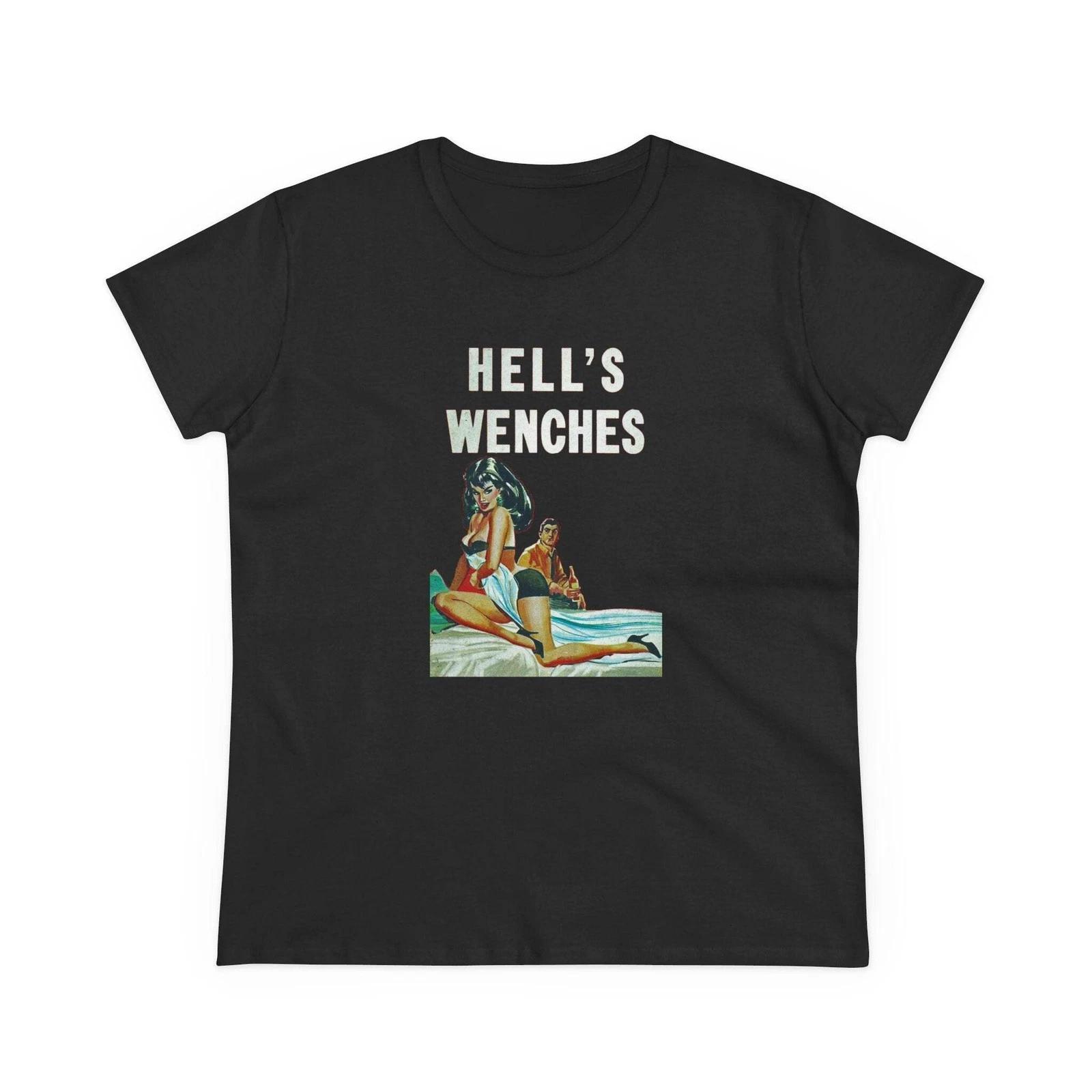 Hell s Wenches Womens T-shirt Adults Only Tee Sexy Retro Vintage Pulp Cover 60s 4XL
Hell s Wenches Womens T-shirt Adults Only Tee Sexy Retro Vintage Pulp Cover 60s 4XL