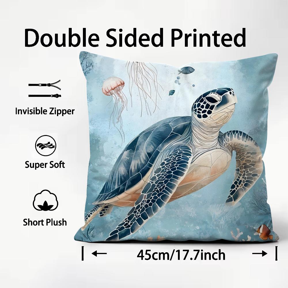 Sea Turtle Fashion Cushion Cover Plush Fabric Soft DoubleSided Printed Sofa Warm Winter Home Child Gift Pillow Case 30x30cm
Sea Turtle Fashion Cushion Cover Plush Fabric Soft DoubleSided Printed Sofa Warm Winter Home Child Gift Pillow Case 30x30cm