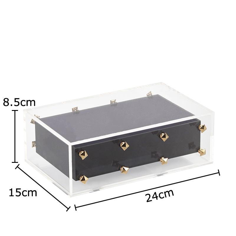 Creative Punk Rivet Decorative Box Jewelry Boxes Dresser Table Desk Decoration Cosmetic Box Exquisite Jewelry Storage Boxes
Creative Punk Rivet Decorative Box Jewelry Boxes Dresser Table Desk Decoration Cosmetic Box Exquisite Jewelry Storage Boxes
