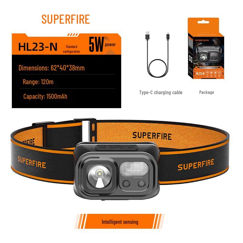 SupFire HL23-N LED Smart Sensor Headlamp
SupFire HL23-N LED Smart Sensor Headlamp