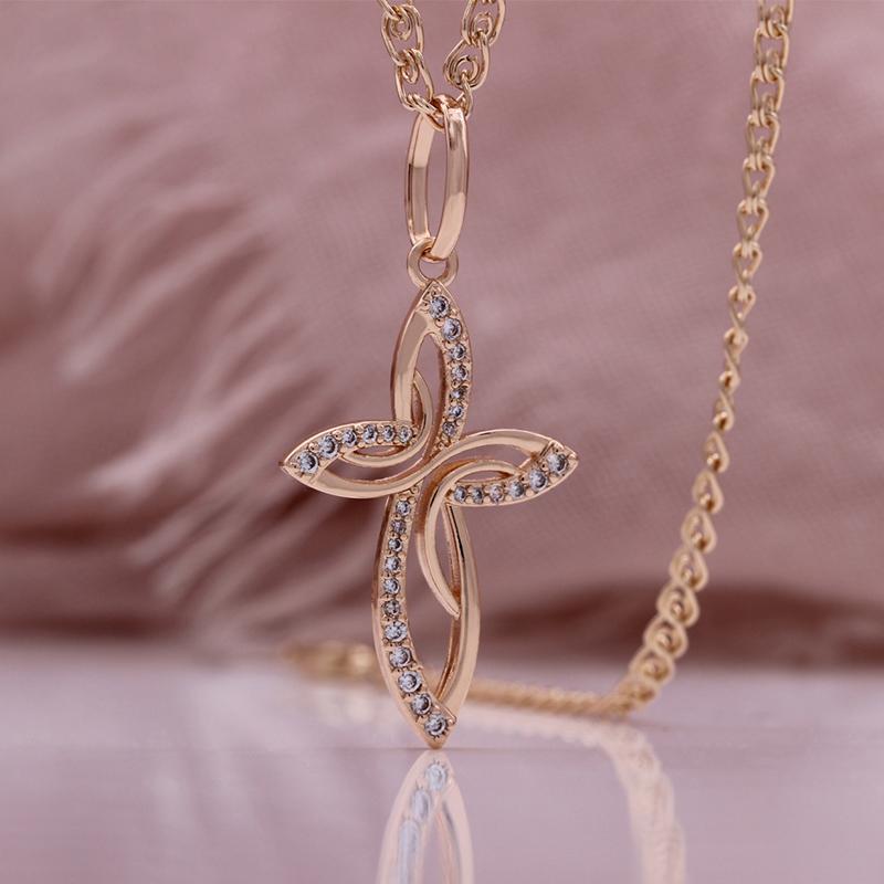 Модное ожерелье с распятием, цвет розового золота, процесс микронастройки, полая простота, ожерелье-цепочка 50cm розового золота
Модное ожерелье с распятием, цвет розового золота, процесс микронастройки, полая простота, ожерелье-цепочка 50cm розового золота