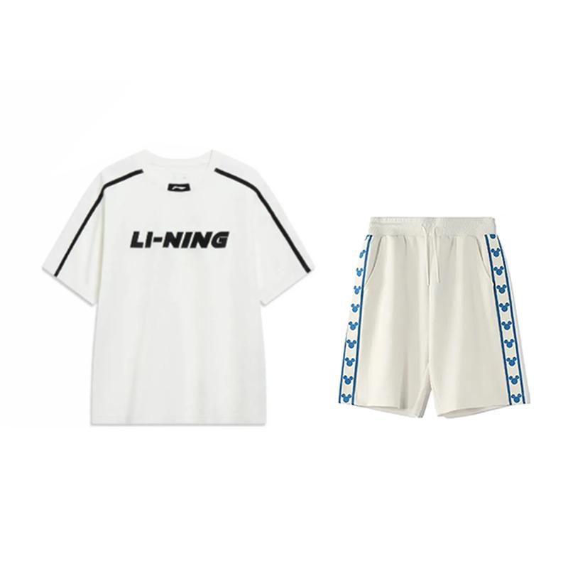 Li Ning Logo Striped Print Round Neck Pullover Short Sleeve Comfortable Skin-Friendly Versatile Shorts Casual Sports Suit YHSU311-1+YKSV129-1 M
Li Ning Logo Striped Print Round Neck Pullover Short Sleeve Comfortable Skin-Friendly Versatile Shorts Casual Sports Suit YHSU311-1+YKSV129-1 M