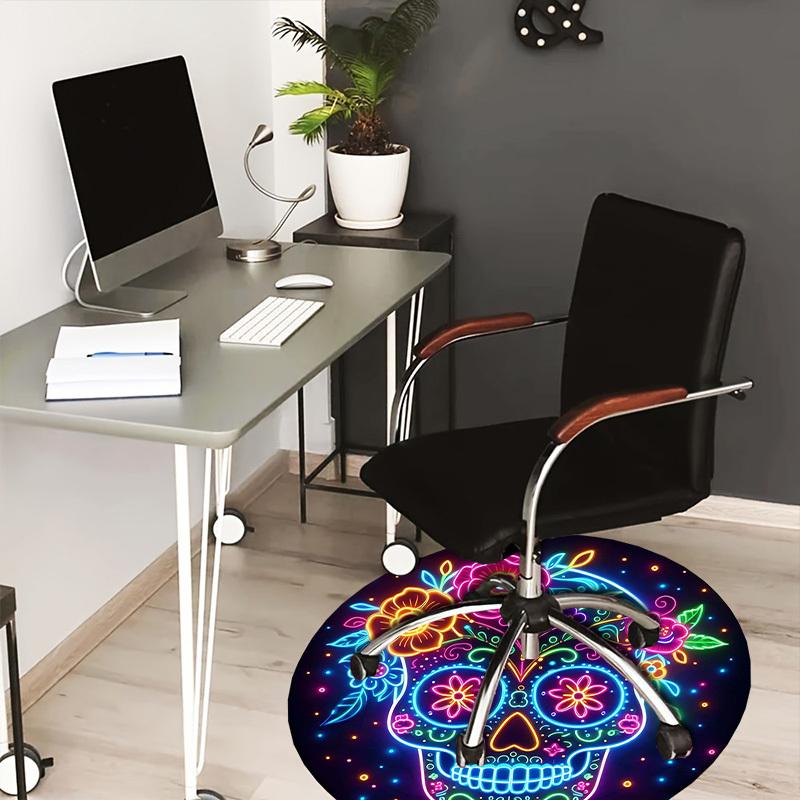 1pc Office Carpet Chair Mats Colorful Neon Sugar Skull Artwork Perfect for Decorating Office Chairs, Living Rooms, Or Bedrooms.YDT213 80cm by 80cm
1pc Office Carpet Chair Mats Colorful Neon Sugar Skull Artwork Perfect for Decorating Office Chairs, Living Rooms, Or Bedrooms.YDT213 80cm by 80cm