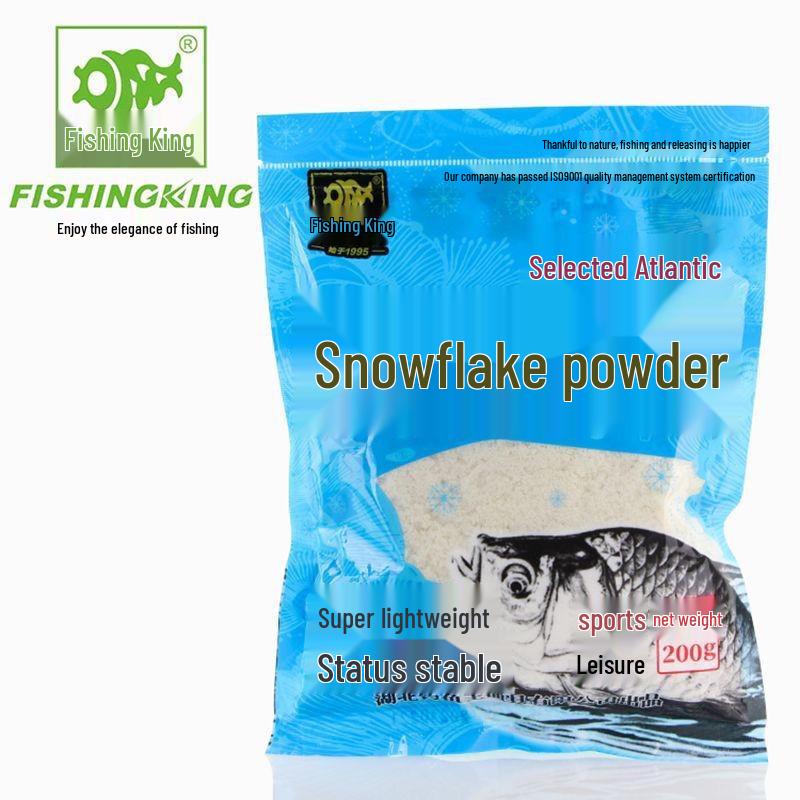 Fishing King Premium Atlantic Snowflake Powder - 200g
Fishing King Premium Atlantic Snowflake Powder - 200g