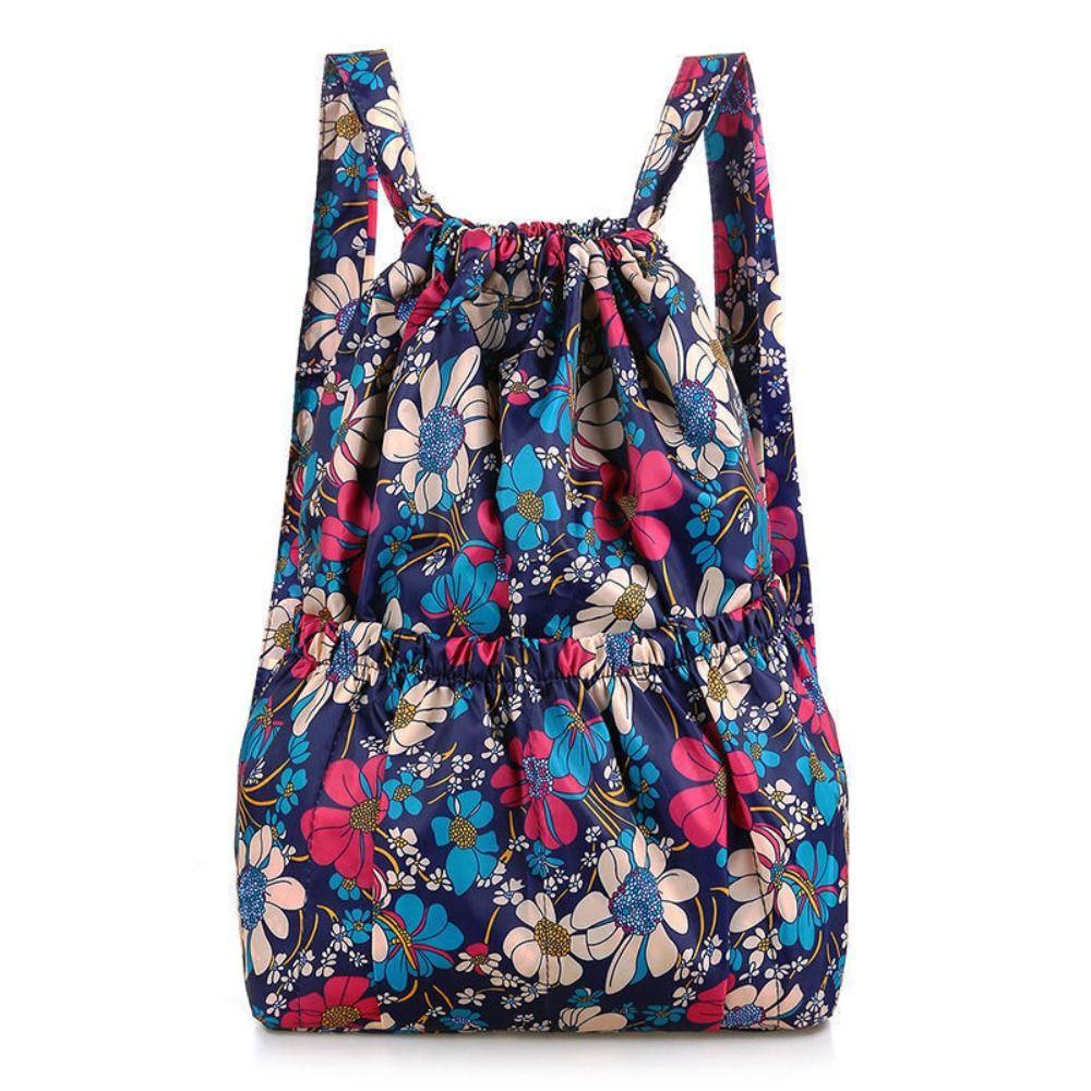 Versatile Floral Printed Drawstring Bag Waterproof Large Capacity Backpacks Sports Fold Portable Shopping Bag Teenage Girls
Versatile Floral Printed Drawstring Bag Waterproof Large Capacity Backpacks Sports Fold Portable Shopping Bag Teenage Girls