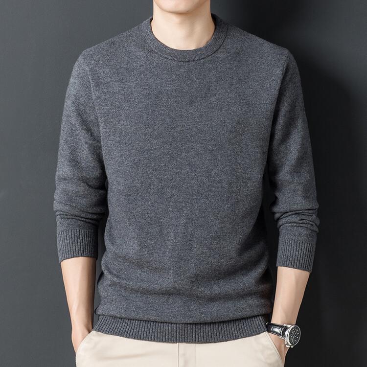 Puyuan Men s Round Neck Wool Sweater - Solid Color Autumn/Winter Style Base Layer M
Puyuan Men s Round Neck Wool Sweater - Solid Color Autumn/Winter Style Base Layer M