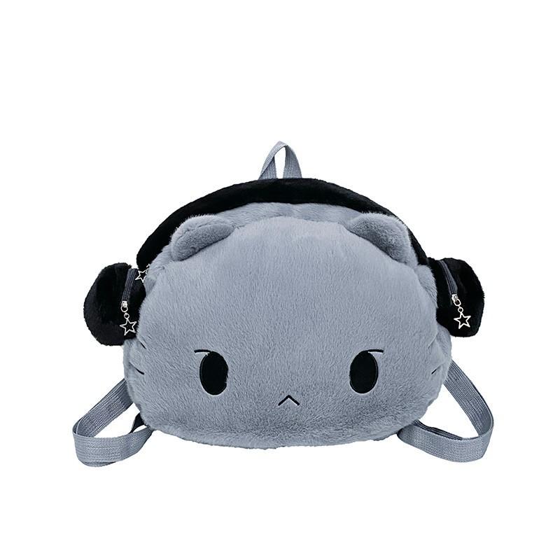Japan Inspired Cute Gray Cat Plush Backpack With Large Capacity For Daily Use
Japan Inspired Cute Gray Cat Plush Backpack With Large Capacity For Daily Use