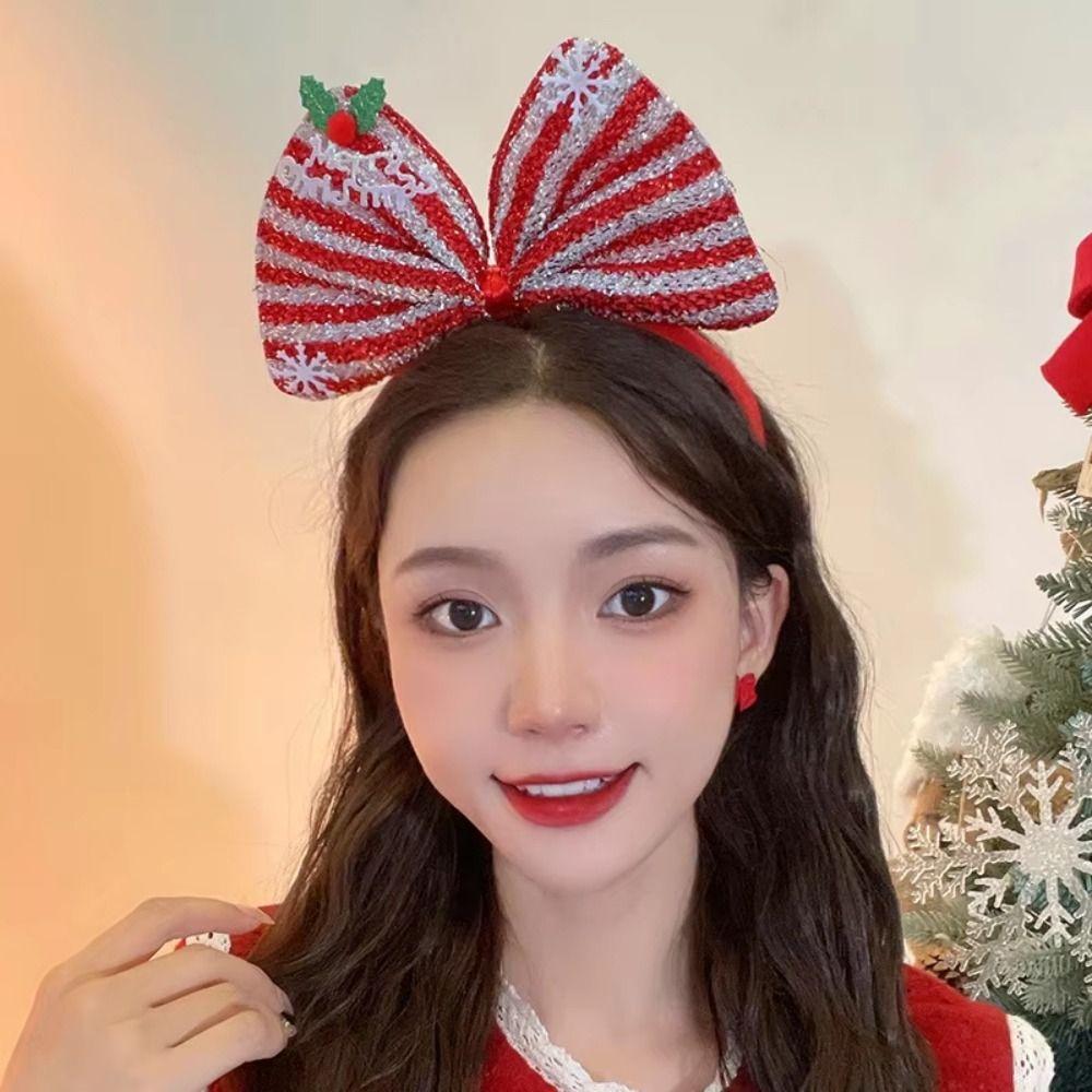 Non-slip Bowknot Hair Hoop Plush Christmas Headband Sweet Christmas Hairband Party Style B
Non-slip Bowknot Hair Hoop Plush Christmas Headband Sweet Christmas Hairband Party Style B
