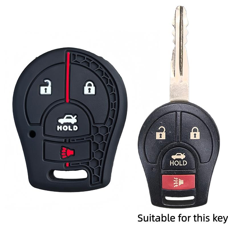 Remote 4 Buttons Car Key Silicone Case Cover Shell For Nissan Maxima Versa Altima Sentra Tiida Armada X-Trail
Remote 4 Buttons Car Key Silicone Case Cover Shell For Nissan Maxima Versa Altima Sentra Tiida Armada X-Trail