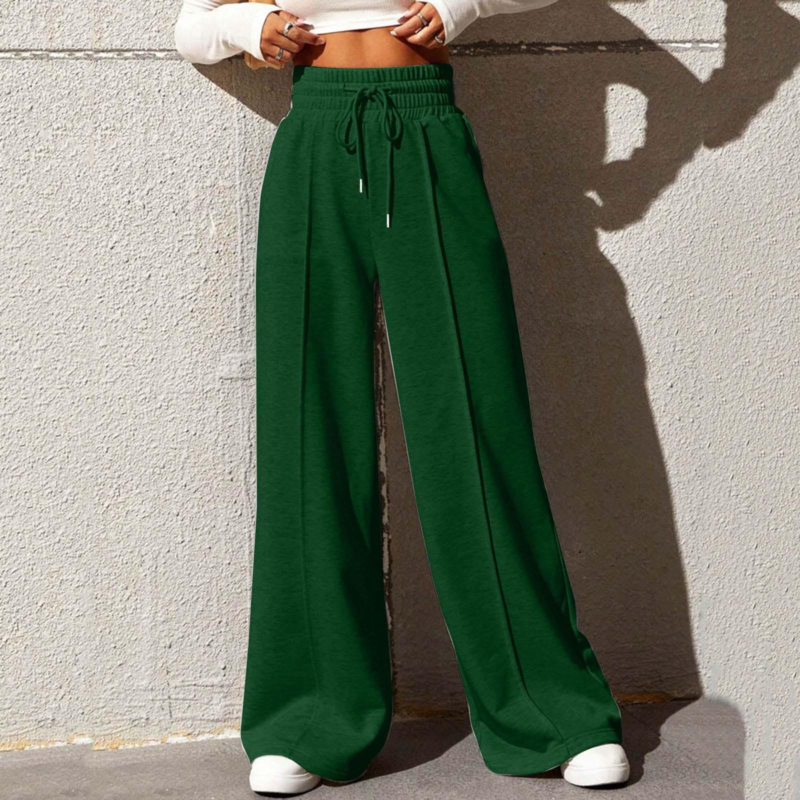 Ladies Fashion Casual Front Sewn Color High Waist Wide Leg Pants Jogging Sweatpants Sweatpants M
Ladies Fashion Casual Front Sewn Color High Waist Wide Leg Pants Jogging Sweatpants Sweatpants M