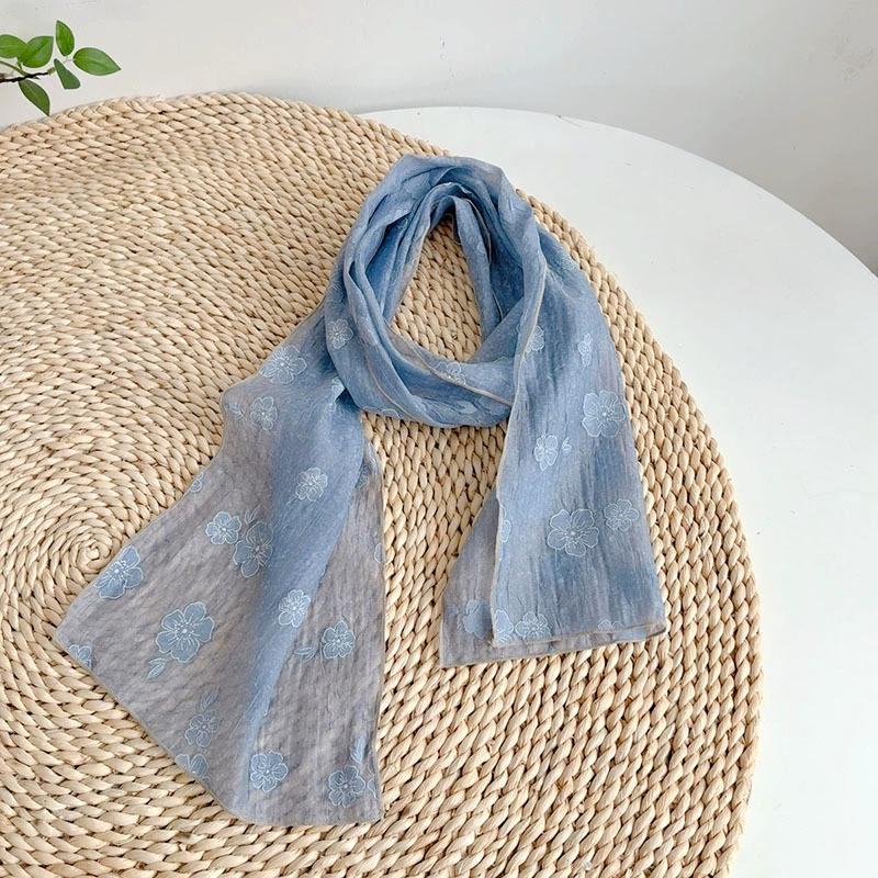 Vintage Thin Breathable Neck-protecting Decorative Scarf for Women 28x148cm
Vintage Thin Breathable Neck-protecting Decorative Scarf for Women 28x148cm