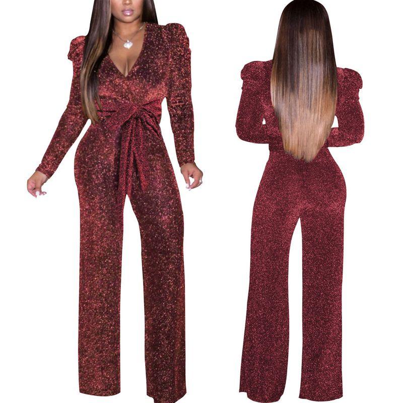 Smr9529_1 Amazon Fashion Европейский и Американский Трансграничный Сексуальный Женский Комбинезон с V-образным вырезом, Высокоэластичный, Металлический Burgundy M
Smr9529_1 Amazon Fashion Европейский и Американский Трансграничный Сексуальный Женский Комбинезон с V-образным вырезом, Высокоэластичный, Металлический Burgundy M