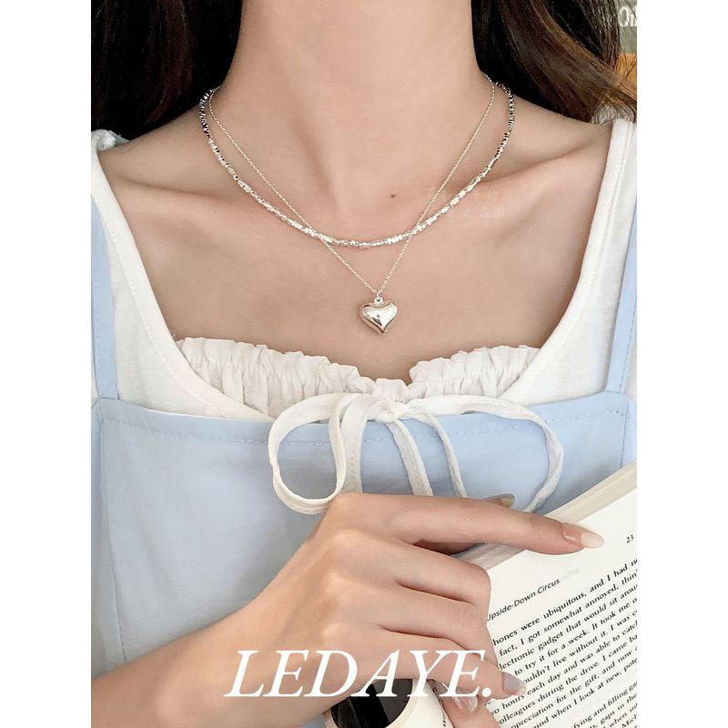 Uncle Li s Store Heart Sugar Double-Layer Silver Necklace Korean Style Fancy Ornament Girlfriend Gifts Easiest for Match Ins Heart Sugar Double Layer Broken Silver Necklace
Uncle Li s Store Heart Sugar Double-Layer Silver Necklace Korean Style Fancy Ornament Girlfriend Gifts Easiest for Match Ins Heart Sugar Double Layer Broken Silver Necklace