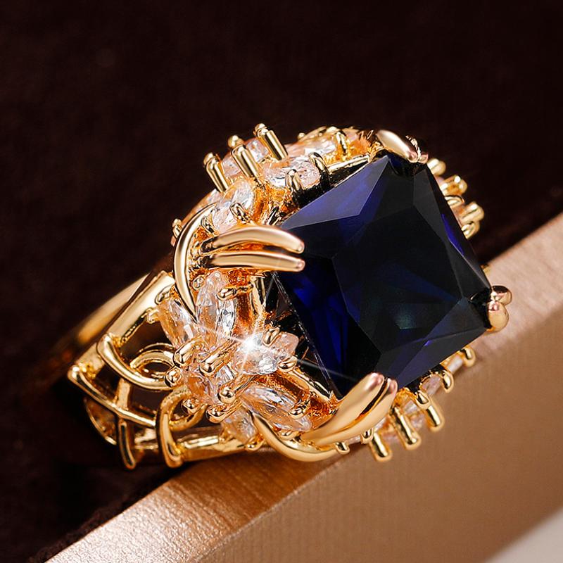 CAOSHI Luxury Female Anniversary Gift Ring Gold Color Blue Crystal Stone Finger Accessories for Party Gorgeous Zircon for Lady 6
CAOSHI Luxury Female Anniversary Gift Ring Gold Color Blue Crystal Stone Finger Accessories for Party Gorgeous Zircon for Lady 6